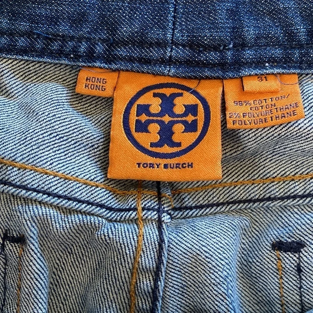 Tory Burch Blue Straight Leg Jeans women’s 31 VGUC